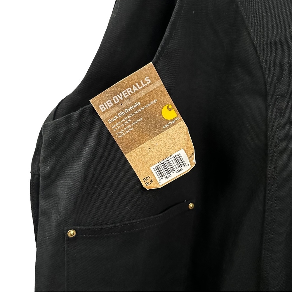 CARHARTT Duck Canvas Relaxed Fit Utility Overalls - Picture 12 of 15